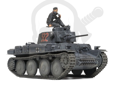 Tamiya 35369 Panzerkampfwagen 38(t) Ausf. E/F 1:35 model niemieckiego czołgu lekkiego