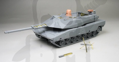 Vespid 720029 Panther KF51 German Main Battle Tank Metal Barrel + 3D Printed Parts