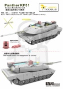 Vespid 720029 Panther KF51 German Main Battle Tank Metal Barrel + 3D Printed Parts