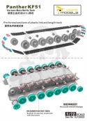 Vespid 720029 Panther KF51 German Main Battle Tank Metal Barrel + 3D Printed Parts