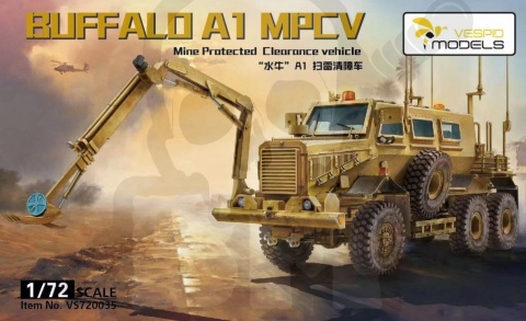 Vespid 720035 Buffalo A1 MPCV - Mine Protected Clearance vehicle 1:72 - model pojazdu przeciwminowego