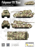 Vespid Models 720005 Flakpanzer VIII Maus German Super Heavy AA Tank 1:72