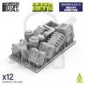 3D Printed Set Modern and Sci-fi Crates skrzynie do makiet i modeli SF