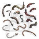 3D Printed Set Modern and Sci-fi Mechanical Tails and Weapons dla modeli