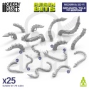 3D Printed Set Modern and Sci-fi Mechanical Tails and Weapons dla modeli