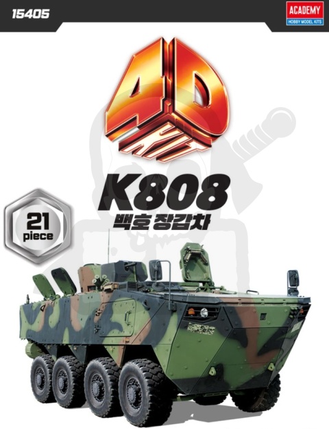Academy 15405 4D Kit K808 White Tiger zestaw do złożenia