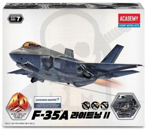 Academy 15406 4D Kit Lockheed Martin F-35 A Lightning II Freedom Knight zestaw do złożenia
