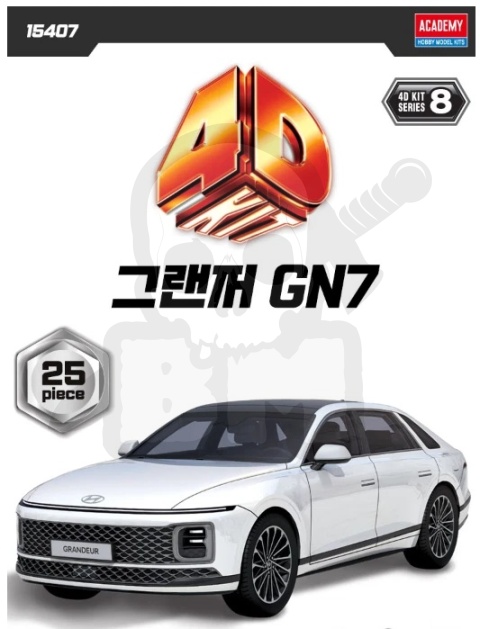 Academy 15407 4D Kit Hyundai Grandeur GN7 zestaw do złożenia