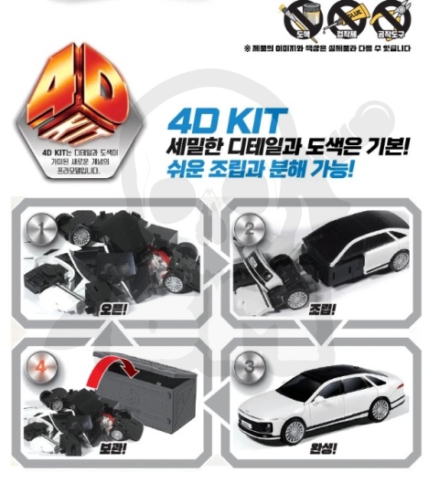 Academy 15407 4D Kit Hyundai Grandeur GN7 zestaw do złożenia