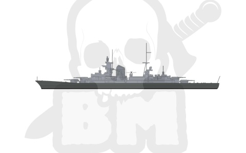 Airfix 50120 Waterline Set Sink the Bismarck 1:1200 zestaw 7 modeli okrętów