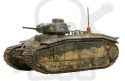 BOLT ACTION Char B1 bis francuski czołg ciężki forteca na gąsienicach