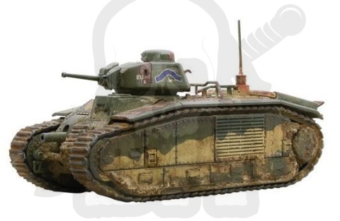 BOLT ACTION Char B1 bis francuski czołg ciężki forteca na gąsienicach