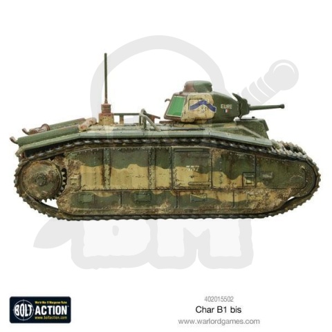BOLT ACTION Char B1 bis francuski czołg ciężki forteca na gąsienicach