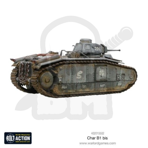 BOLT ACTION Char B1 bis francuski czołg ciężki forteca na gąsienicach