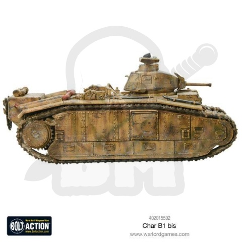 BOLT ACTION Char B1 bis francuski czołg ciężki forteca na gąsienicach