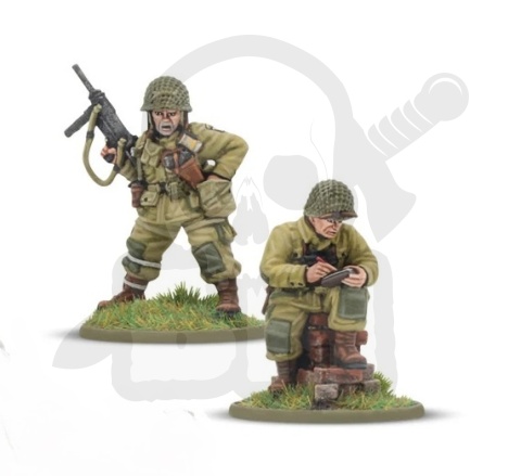 BOLT ACTION US Airborne D-Day Officers - 2 szt. żołnierze amerykańscy
