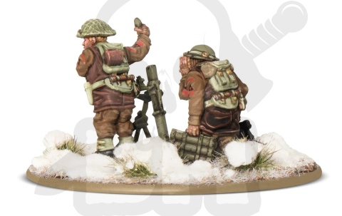 British & Canadian (winter) medium mortar - brytyjski moździerz