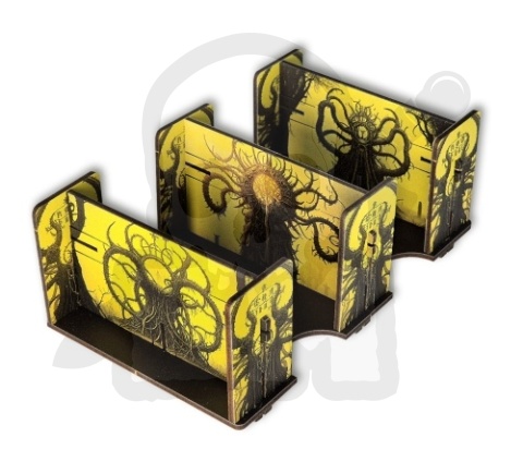 Card Holder 2L UV Print - Yellow King - podajnik na karty