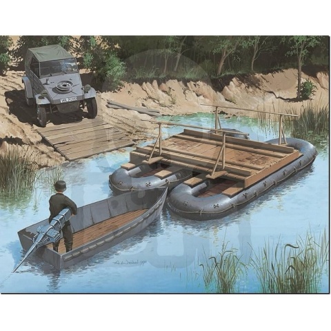 Dragon 6135 German Pontoon Set 1:35