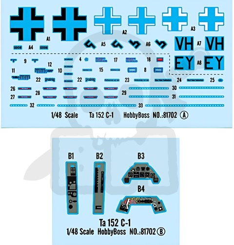 Hobby Boss 81702 Focke-Wulf Ta 152 c-1 1:48 model samolotu