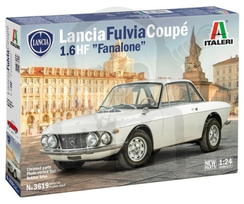 Italeri 3619 Lancia Fulvia Coupé 1.6 HF Fanalone 1:24 model samochodu