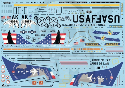 Italeri 91281 KC-135 R/FR Stratotanker 1:72 model samolotu