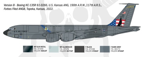 Italeri 91281 KC-135 R/FR Stratotanker 1:72 model samolotu