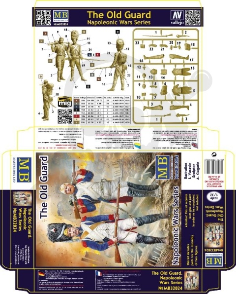Master Box 32024 Napoleonic Wars Era The Old Guard 1:32
