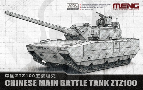 Meng 72021 Chinese Main Battle Tank ZTZ-100 1:72 model czołgu