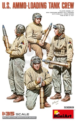 Mini Art 53069 U.S. Ammo-Loading Tank Crew 1:35 4 czołgistów