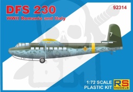 RS Models 92314 DFS-230 WWII Romania and Italy 1:72 model szybowca