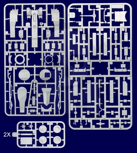 Roden 731 Pattern 1920 Mk.I 1:72 model samochodu pancernego z I i II wojny