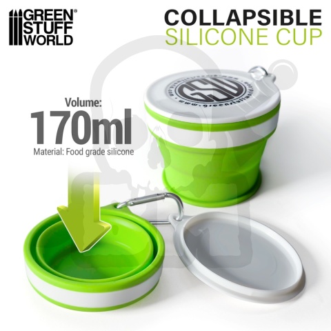 Silicone collapsible cup 170ml - składany silikonowy kubek