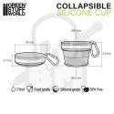 Silicone collapsible cup 170ml - składany silikonowy kubek