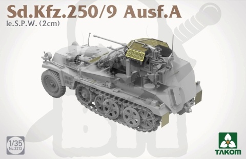 Takom 2213 Sd.Kfz.250/9 Ausf.A Ie.S.P.W (2cm) 1:35 model transportera opancerzonego