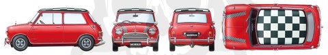 Tamiya 24039 1:24 Morris Mini Cooper 1275S model samochodu
