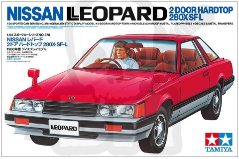 Tamiya 24378 Nissan Leopard 2-Door Hardtop 280X SF-L 1:24 model samochodu