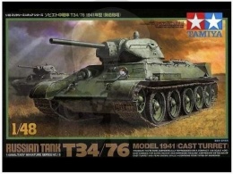 Tamiya 32515 Russian Tank T34/76 model 1941 Cast Turret 1:48 model czołgu