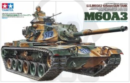 Tamiya 35140 U.S M60A3 Patton 105 mm Gun Tank 1:35 model czołgu