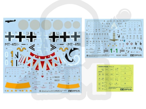 Tamiya 61128 Messerschmitt Bf-109 G-6 Late Production 1:48 model samolotu