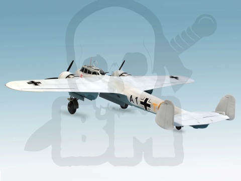 ICM 72304 Do 17Z-2 WWII German Bomber 1:72 model niemieckiego bombowca