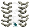 Ręce orków z rewolwerami 12 szt. Orcs Hands with Revolvers