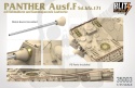 Takom 35003 Panther Ausf. F mit Schmalturm und Gummisparende Laufwerke Sd.kfz. 171 1:35