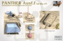 Takom 35003 Panther Ausf. F mit Schmalturm und Gummisparende Laufwerke Sd.kfz. 171 1:35