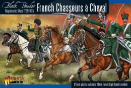 Napoleonic War French Chasseurs a Cheval Light Cavalry - 13 szt.