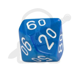 Kość K10 00-90 kostka kostki do gry niebieska Blue - 1 szt.