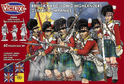 Napoleonic Highland Infantry Centre Companies 60 szt.