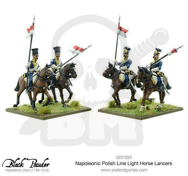 Napoleonic War Napoleonic Polish Line Light Horse Lancers - 12 szt.