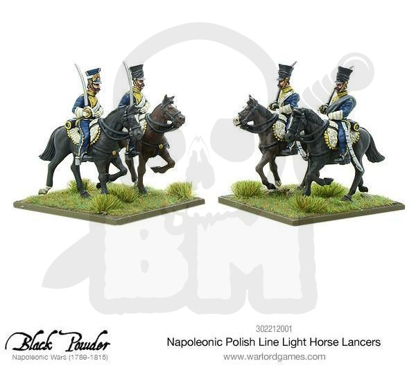 Napoleonic War Napoleonic Polish Line Light Horse Lancers - 12 szt.