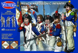 French Napoleonic Infantry 1804-1807 60 szt.